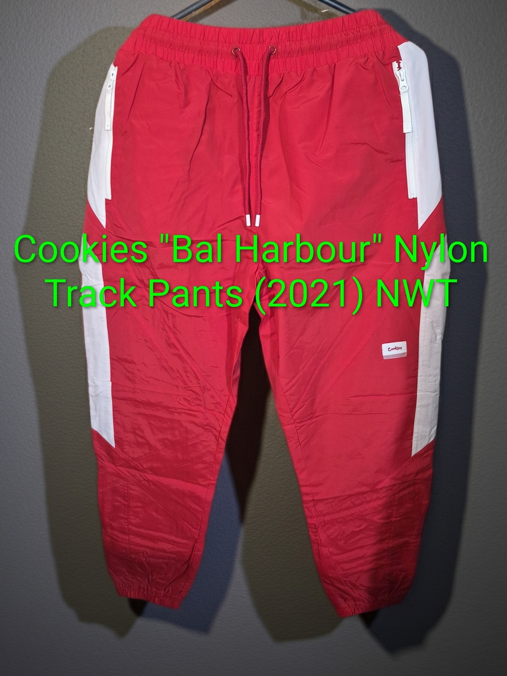 Cookies "Bal Harbour" Nylon Track Pants (2021) Sz 2xl NWT